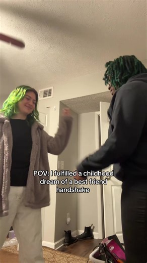 Best Friends Handshake: A Childhood Dream Fulfilled