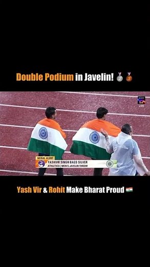 Double Podium for India! | Yash Vir Singh & Rohit Yadav Shine | #AsianGames2026 | #BJP