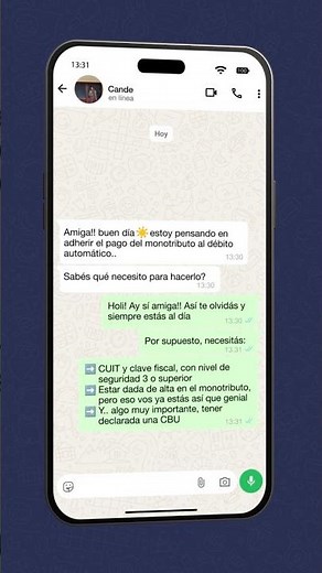 Declaración de CBU