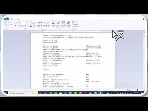 Siemens DCS PCS7 Training — Lesson 7: First Analog Signal‑Processing Program — Part 3
