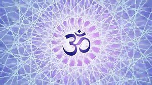 Aum Ohm Sign Rotating Mandala Purple Pink Violet Colors Video