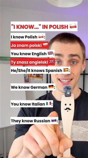 HOW TO SAY “I KNOW…” IN POLISH 🇵🇱🔥 #shorts