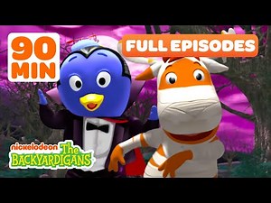 Spooky & Scary Haunted House Fun! FULL EPISODES w/ Pablo & Tyrone | 90 Minutes | The Backyardigans