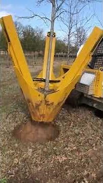 36" Skid Steer Tree Spade Relocating-- BIG JOHN Manufacturing