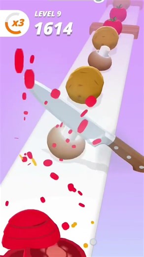 Fruit 🍓🍓🍑 cutting ✂️ game #games #trendinggame #fruitcutting #short