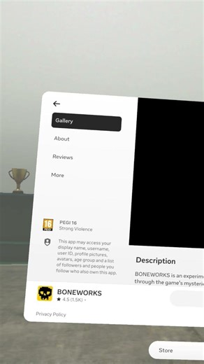 i found boneworks floating abt even tho i cant see it in meta store and i dont have questlink#bone