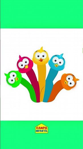 Canción Familia de Dedos de Pato Coloridos 🐥 #shorts #cancionesparaniños #campoinfantil