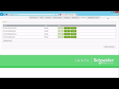 Configuring Event Notification Module for Power Monitoring Expert | Schneider Electric Support