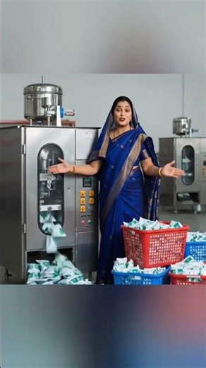 Milk pouch packing machine