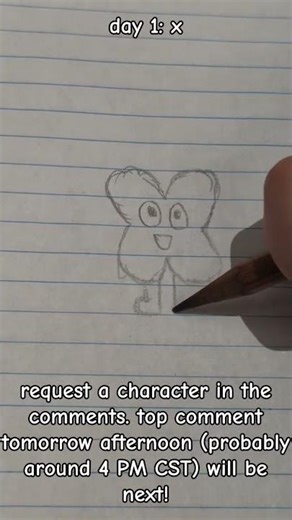 Day 1 of drawing every BFDI character