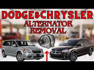 2011-2016 Chrysler Town & Country Full Alternator Removal & Dodge Caravan