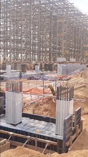 pipe support Foundation work