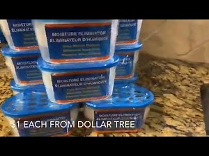 Dollar Tree $1 Moisture Eliminator’s Remove Damp Musty Odors & Mildew From Your Car, Home & Garage