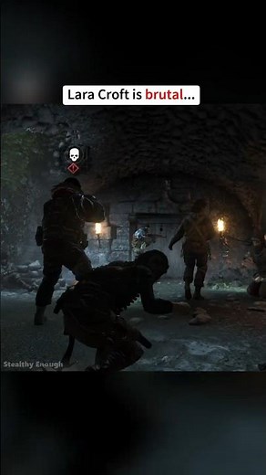 Lara Croft is brutal - Rise of the Tomb Raider stealth gameplay