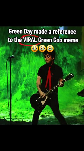 Green Day References the Viral Green Goo Meme
