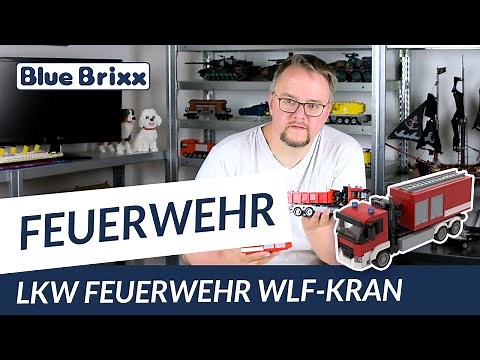 Fire truck WLF crane from BlueBrixx