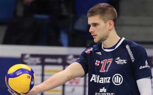 法国男排17号主攻clevenot克莱文诺特集锦