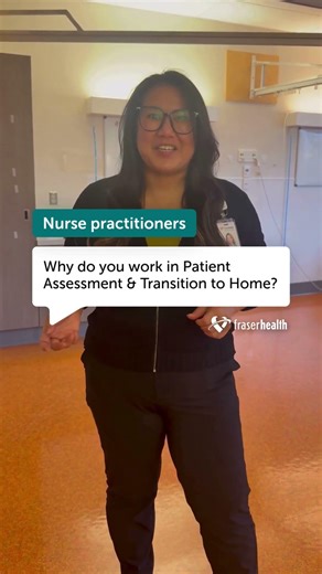 Nurse Practitioners - Why work in Patient Assessment and Transition to Home (PATH)?