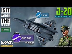 MWT : Is it worth the grinding for AKF-98A Missile on J20 || Small Nuke || MWT