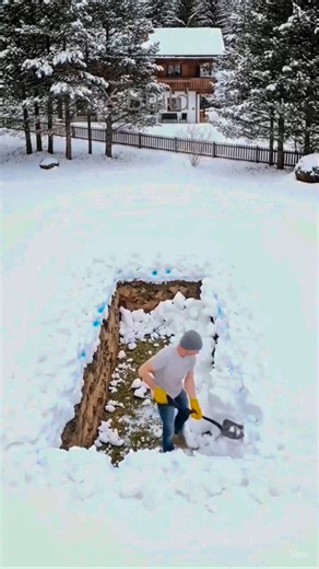 Epic Snowy Alpine Bunker Build – 4 Min Timelapse!