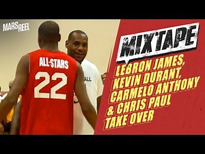 LeBron James, Kevin Durant, Carmelo Anthony & Chris Paul Take OVER Goodman Vs. Melo League Showdown!