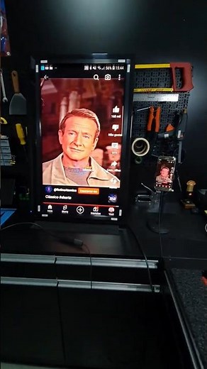 Espelhar celular na tv modo vertical. Connect Android Phone to Monitor in Portrait #marketing #viral