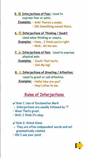 Master Interjection Easily 🔥 | All Types + Tricks + Examples