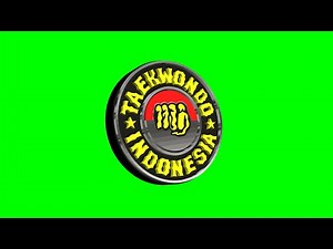 Logo Taekwondo Indonesia Green Screen