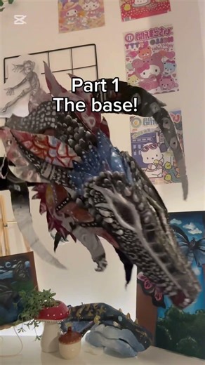 Making an Dragon puppet EXEPT you choose! #art #paperdragon #dragon