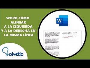Word How to Align Left and Right on the Same Line