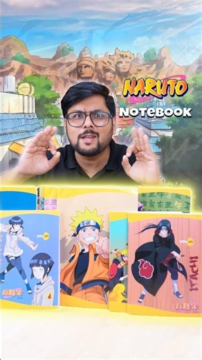 Naruto Lovers ke liye BEST Notebooks 😍 | Youva Naruto Edition 🔥#shorts #SYShorts 985
