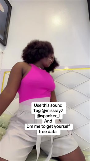 Use this sound and tag @missray7 and @Spanker_J and get free data of your choice #song#jowabia#fypシ゚viral🖤tiktok☆♡🦋myvideo#spankerj