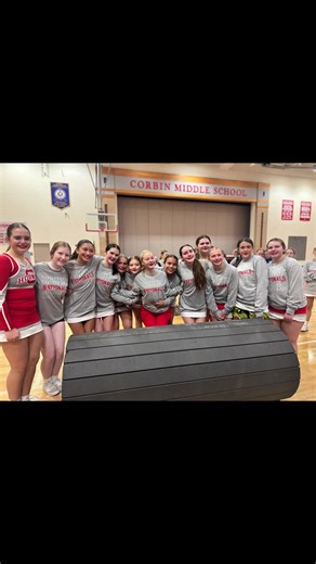 Our 8th graders had their very last practice as Corbin Middle School Cheerleaders in their gym. They officially signed out, rolled up their mats, and closed this chapter of their CMS season for the final time. We are beyond proud of the dedication, hard work, and heart these girls have poured into this program through the years. They have represented Corbin with pride, class, and true Redhound spirit. Once a Redhound, always a Redhound. We can’t wait to see what the future holds for each of you.