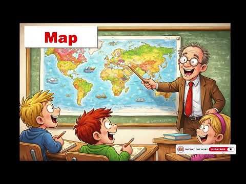 Map Meaning | Learn English Vocabulary