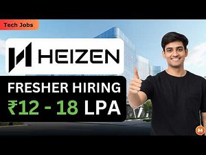 Heizen Hiring for Freshers 🔥 SDE ₹18 LPA | Software Developer & Internship
