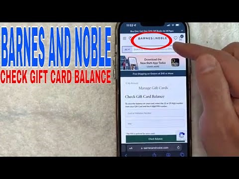 ✅ How To Check Barnes And Noble Gift Card Balance 🔴