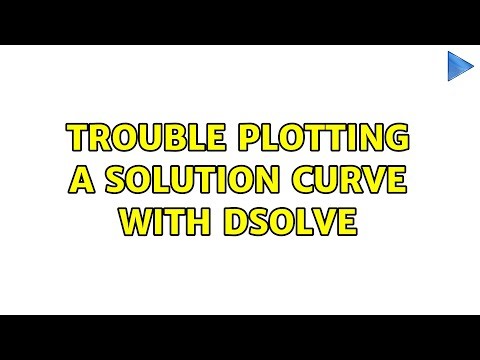 Trouble plotting a solution curve with dsolve