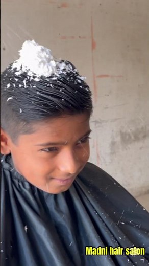 Stylish Haircut for 11-Year-Old Boy | Modern Kids HairstyleTransformation 💇‍♂️💇#madnihairsalon