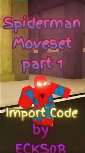 High Quality Spiderman Moveset [ import code] #jjs #jujutsushenanigans #spiderman