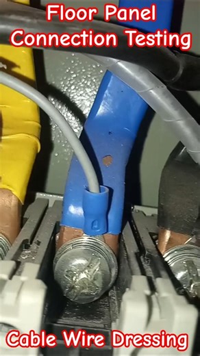 Cable Connection | Floor Panel Wiring | Panel Testing #cable #shorts #wire