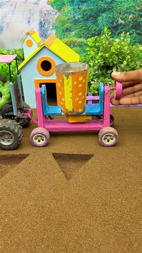 Incredible Homemade Tractor Craft Idea! 🔥 #Shorts