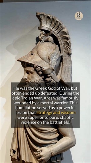 3.1K views · 29 reactions | The Greek god of war was ironically famous for being defeated on the battlefield. #ancienthistory #historyfacts #greekmythology | Knowledge | Facebook