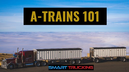 323K views · 3.7K reactions | The A-Train Config. In this video, Dave explains the A-Train config and why A-trains are so difficult to back up! Also we touch on how the A-Trains disappeared due to safety issues and then miraculously reappear on the roads and are APPARENTLY, now safe! #trucking #trucker#cdl | Smart Trucking | Facebook