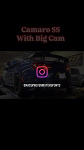 This Camaro SS received our heads/cam package and is getting tuned for some flex fuel 💪🏼 final numbers soon! #camaro #ss #lt1 #v8 #chop #lsx #dynojet #raceprovenmotorsports #youtube #youtubechannel #dynojetresearch #naturallyaspirated #savethemanuals #msd #frankensteinenginedynamics #camaroworldwide #1le | Race Proven Motorsports