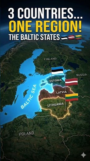 🌍 Did you know Europe has a special group of three countries called the Baltic States?