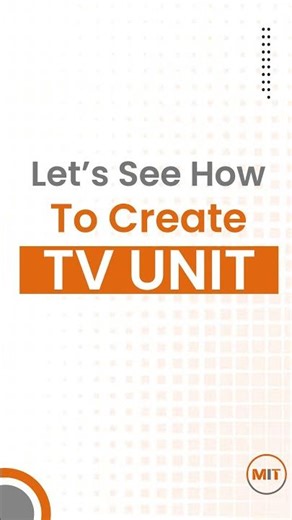 Design a TV Unit in 3DS Max !