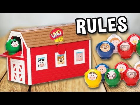 How to play UNO MOO! game (official rules, instructions and gameplay) | Spielregeln TV x Mattel
