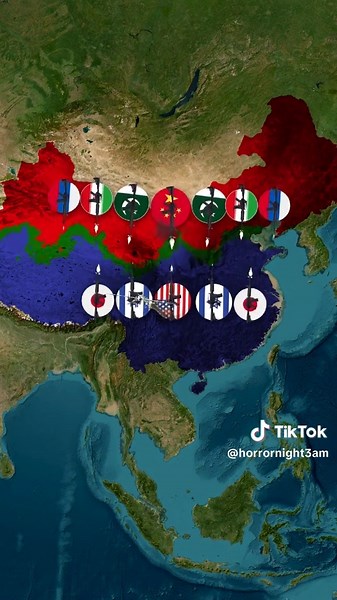 USA vs China : Which Countries Would Support Each Side in a War? #USA #China #warscenario