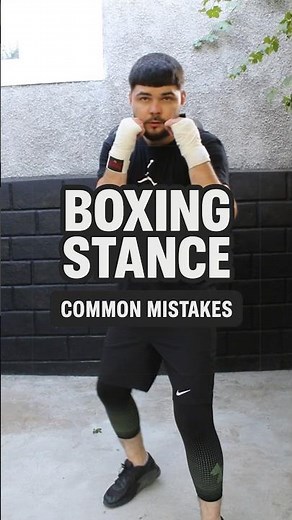 How to stand in boxing correctly – common mistakes #boxing #fightprep