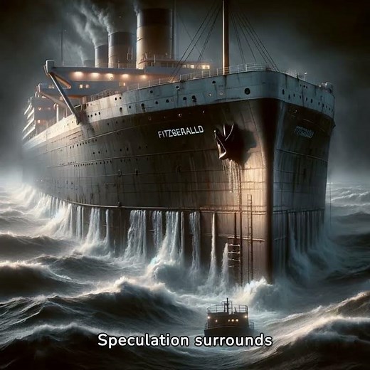 The Mystery of The SS Edmund Fitzgerald's Sinking #Shorts